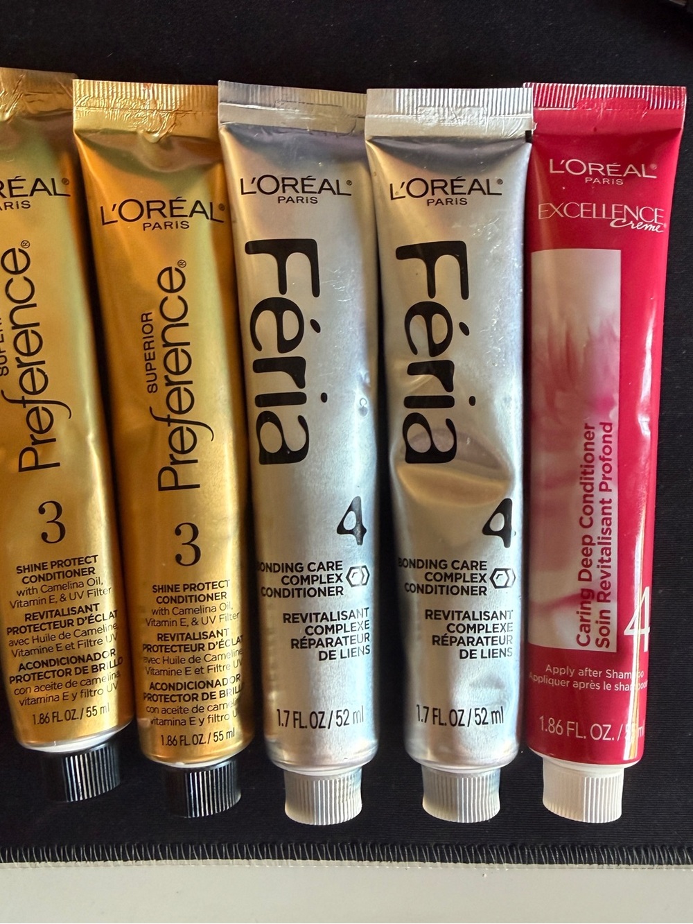 L'Oréal Féria & Preference Hair Color Conditioners - Bundle of 5 - NEW
